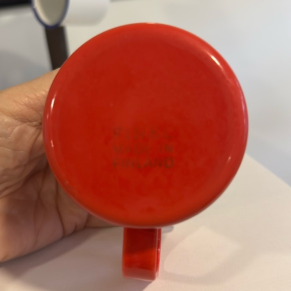 Finel Retired Lintu Bird Enamel Cup by Kaj Franck - Picture 8 of 10